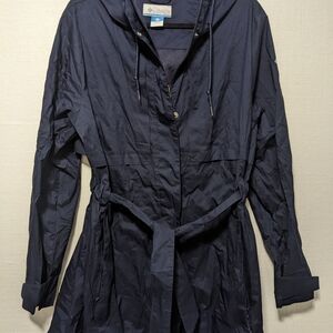 Columbia Dark Blue Trench Coat